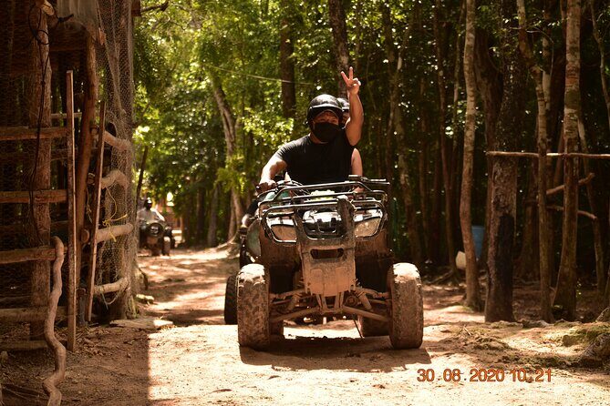 Combo 3 in 1 ATV (shared) Ziplines & Cenote in Puerto Morelos - Summary of Authentic Experience