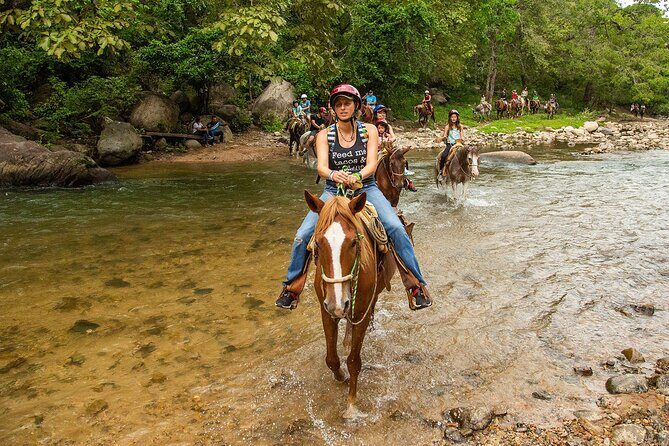 Combo Horseback Riding in Vallarta with ATV and Ziplines. - Key Points
