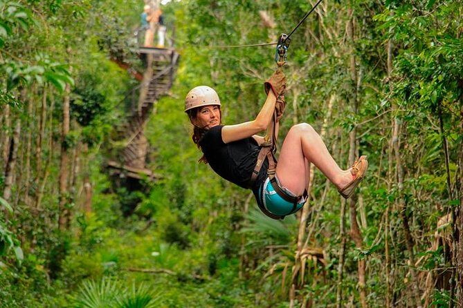 Combo Zipline, Shared Atv's & Cenote from Playa del carmen - What Sets This Tour Apart