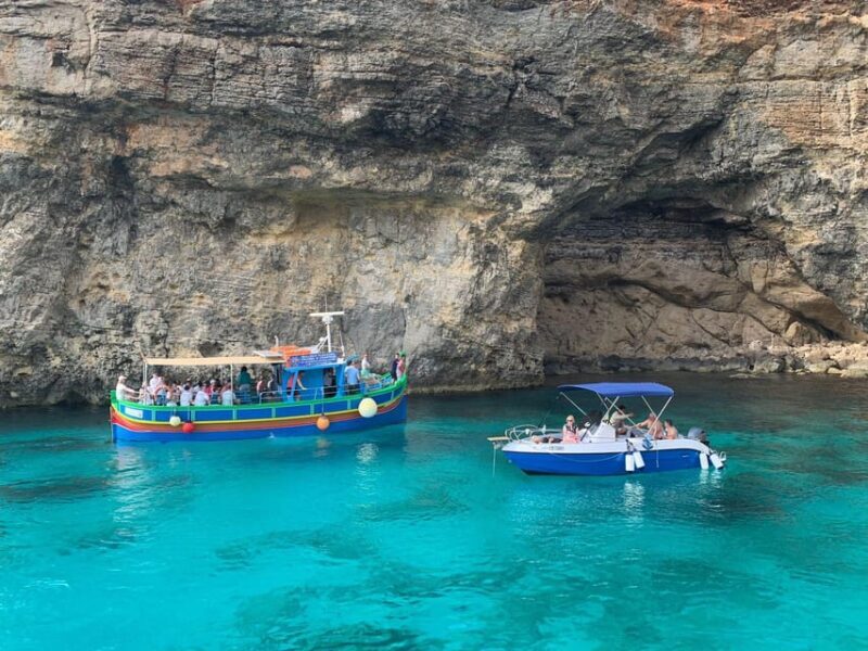 Comino: private charter to Crystal & Blue lagoon & Caves - A Close Look at the Comino Private Boat Tour to Crystal & Blue Lagoon & Caves