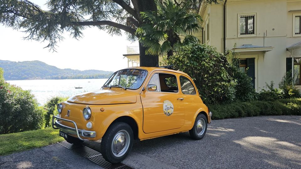 Como Lake: Historic Fiat 500 Rental - Idyllic Aperitif Stop