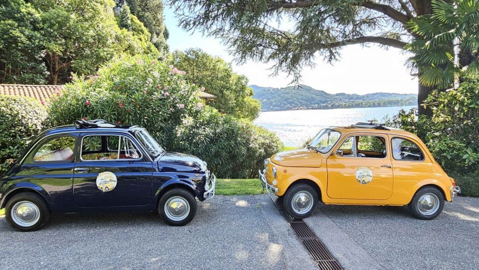 Como Lake: Historic Fiat 500 Rental - Landmarks Along the Lake