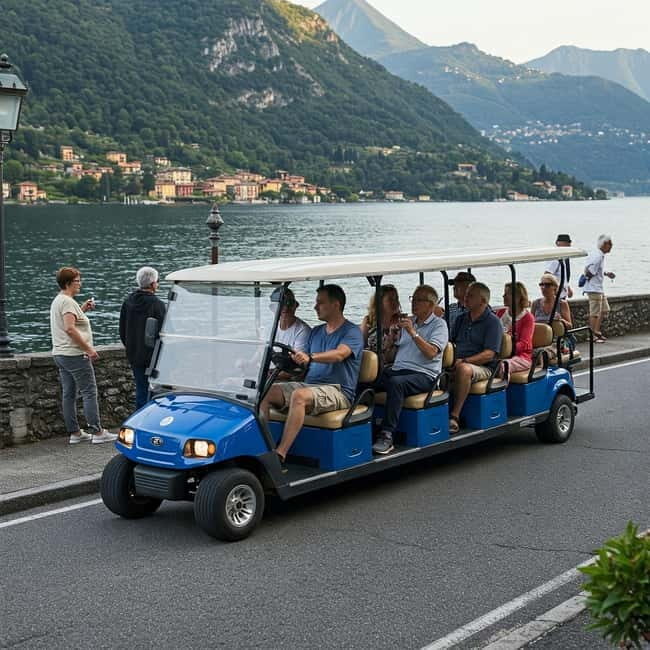 Como: Private VIP tour with guide on golf cart - Key Points