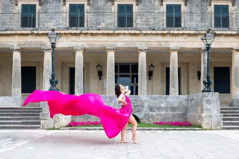 Corfu: Old Town Photoshoot in Flying Dress - The Sum Up