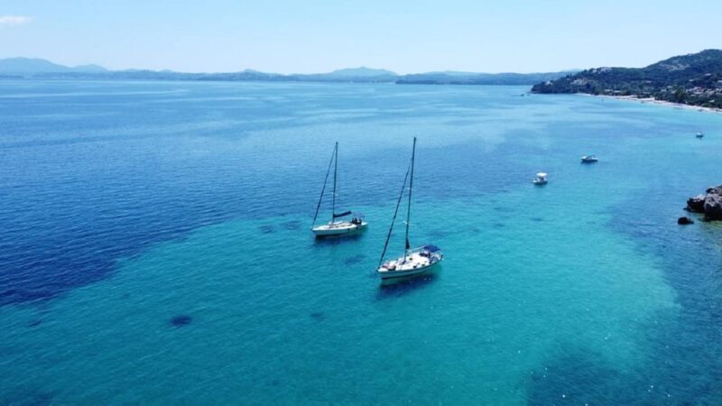 Corfu:Private Sailing Cruise to the Caves of northeast coast - Key Points
