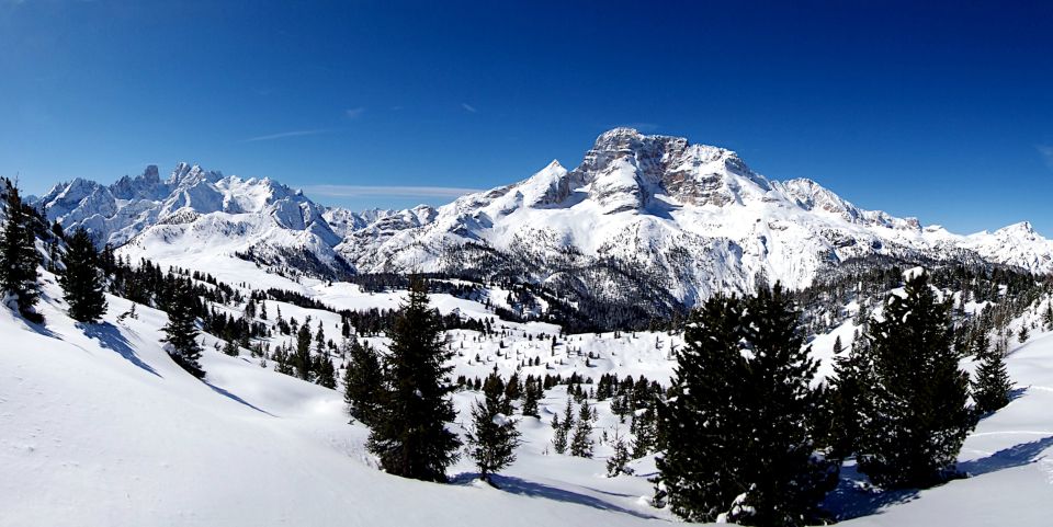 Cortina Dolomites: Winter Hiking & Sledding Experience - Languages and Guide