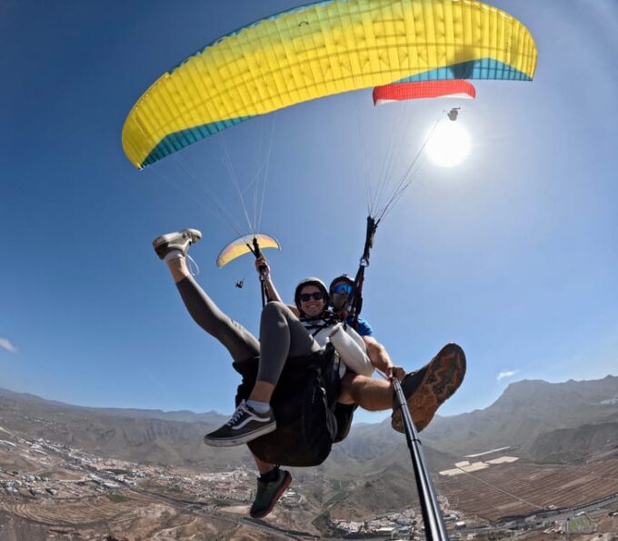 Costa Adaje: Paragliding From 1100M - Incredible Landscape! - Preparing for the Paragliding Adventure