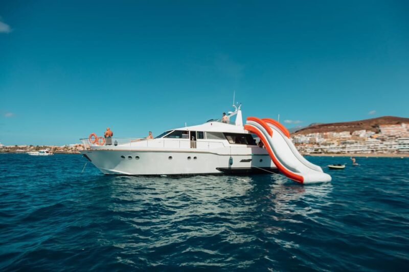Costa Adeje: Private Yacht Trip With Watersports and Slides - Yacht Features and Capacity