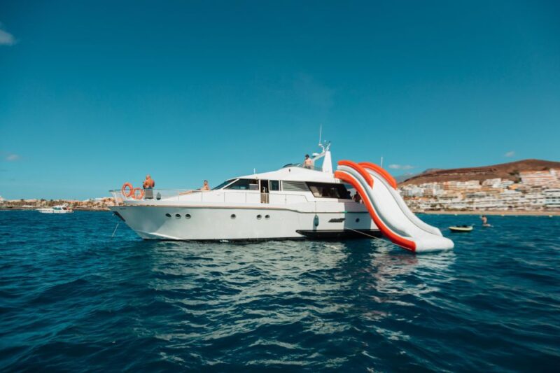 Costa Adeje: Private Yacht Trip With Watersports and Slides - Itinerary Highlights