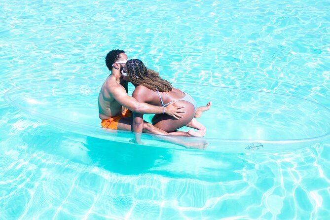 Couples Clear Kayak PhotoShoot Grand Turk Island - Key Points