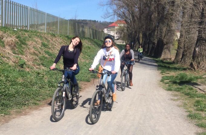 Coutryside Bike Tour to Karlstejn Castle. - Departure and Duration