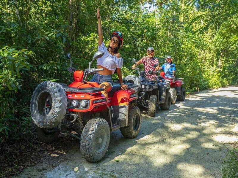 cozumel: ATV adventure with caverns, ruins with transfer - Key Points