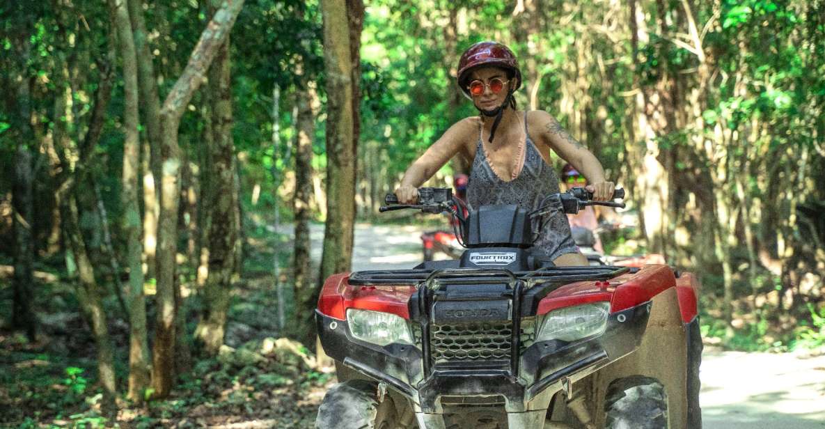 Cozumel: ATV Ride to Jade Cavern, Beach Club Access & Lunch - Key Points