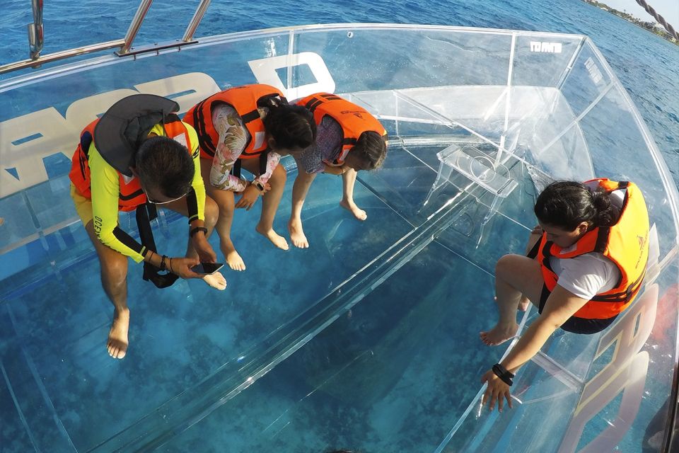 Cozumel: Clear Boat and Electric Scooter Ride - Key Points