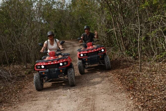 Cozumel Jungle ATV Tour Adventure and Caverns with transfer - FAQs