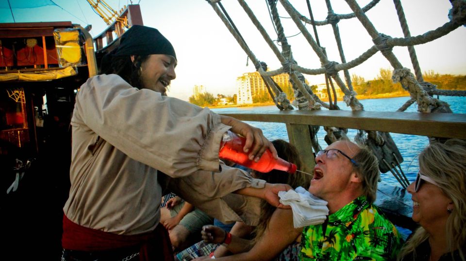 Cozumel: Pirate Ship Cruise With Open Bar, Dinner, and Show - Games, Prizes, and Raffles
