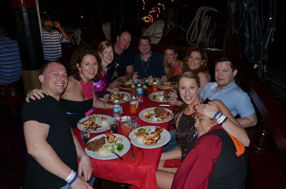 Cozumel: Pirate Ship Cruise With Open Bar, Dinner, and Show - Frequently Asked Questions