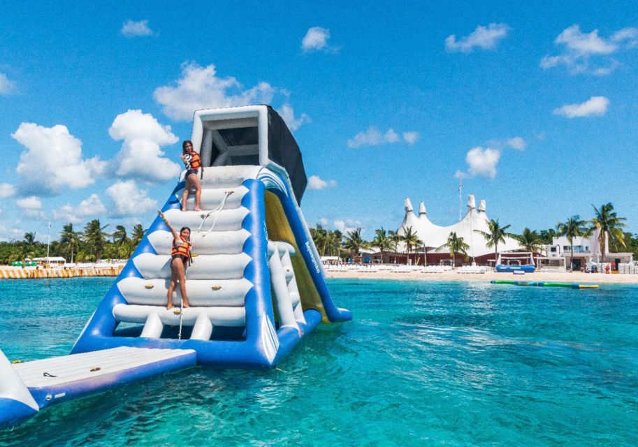 Cozumel: Playa Mia Beach Aquatic Park Day Pass - Park Features and Amenities