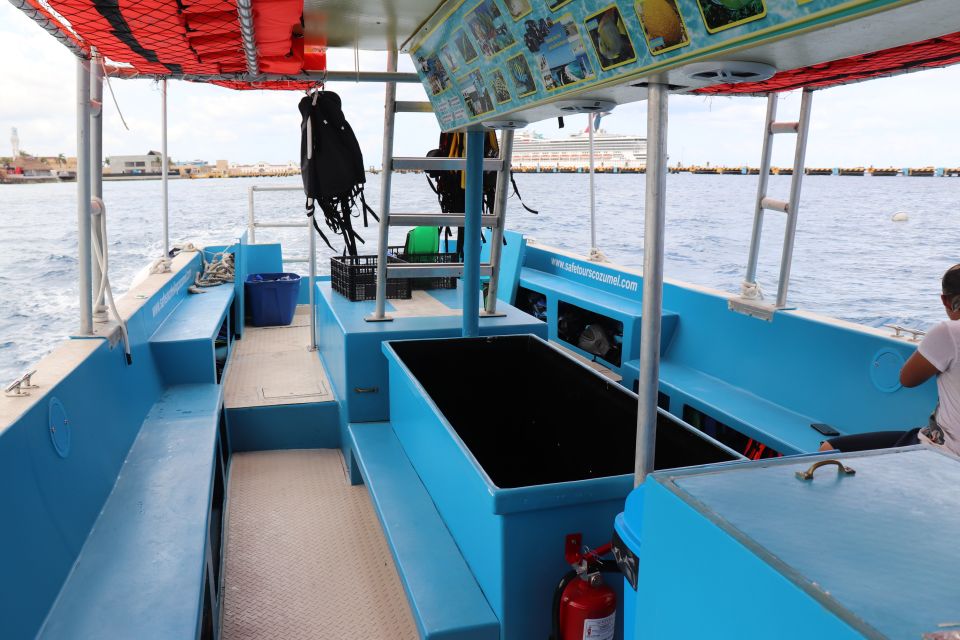 Cozumel: VIP Glass Bottom Boat & Snorkeling 3 Reefs Tour - Tour Itinerary and Locations