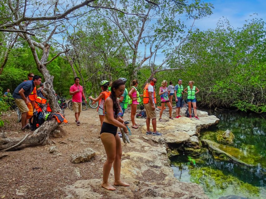 Cozumel: West Coast E-Bike and Snorkeling Tour - Taking in Tormentos Reef
