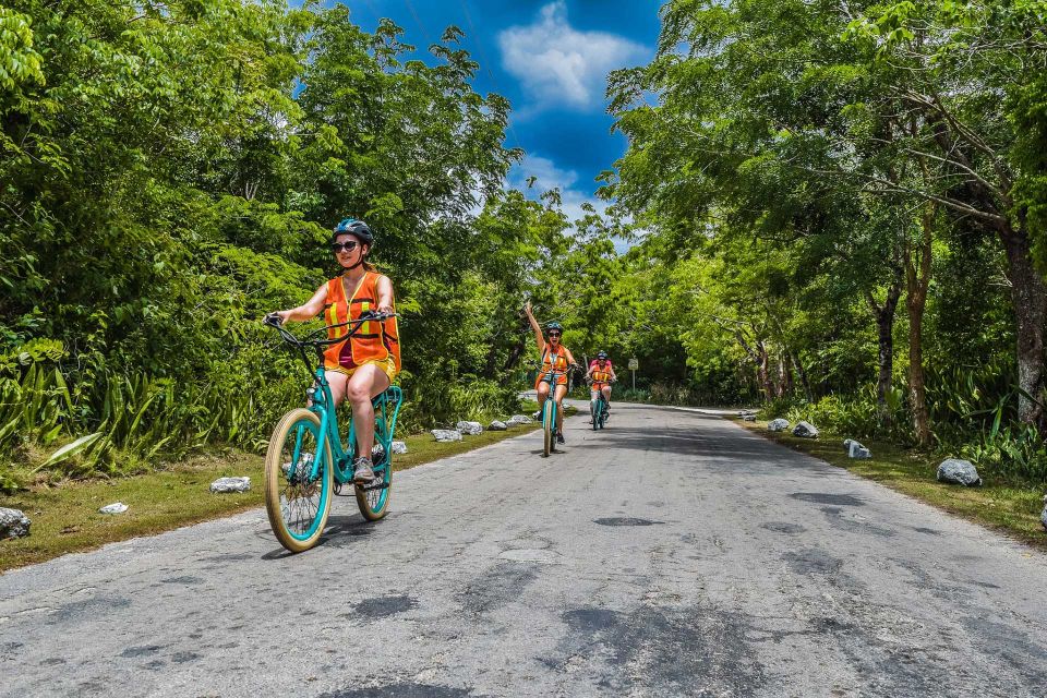 Cozumel West Coast E-Bike Tour and Snorkeling - Exploring the Mayan Cenote