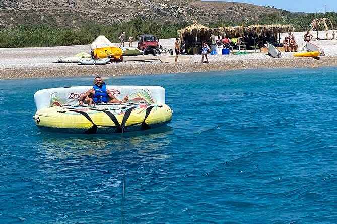 Crazy Sofa 15-Minutes Riding in Traganou Beach - Duration and Suitability of Activity