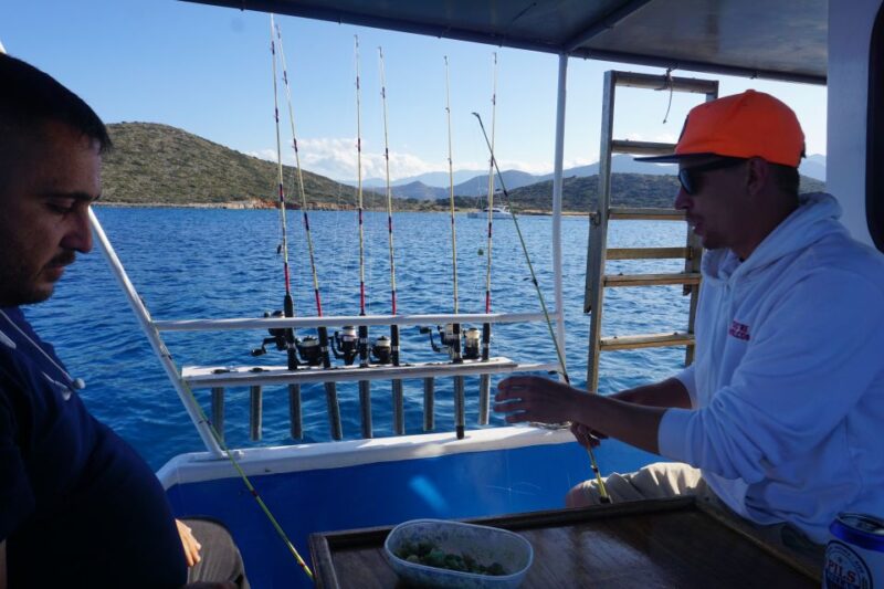 Crete: Fishing & Swimming Boat Cruise With Lunch & Drinks - Onboard Dining Experience