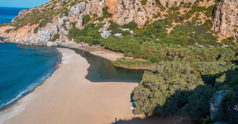 Crete: Preveli Tropical Beach - Nature and Geological Features