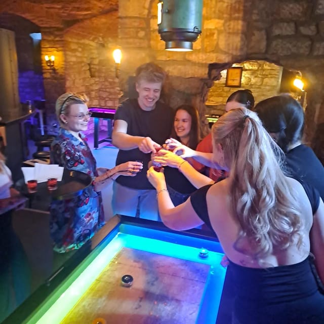 Crew Bar Prague: Open bar, ping pong or shuffleboard game - Key Points