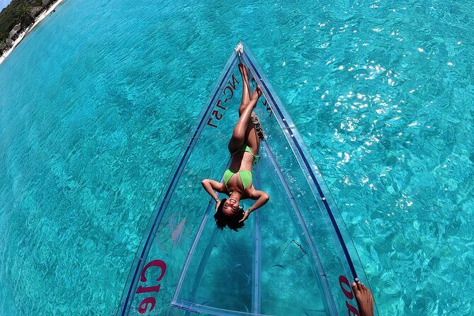 Curaçao ClearBoat Sunset Cruise Glass Bottom Boat Experience - An Authentic Look at the Sunset Cruise Experience