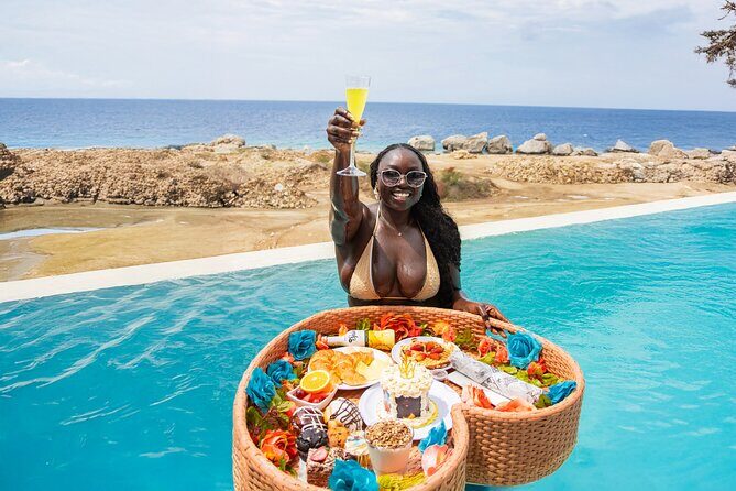 Curacao Floating Breakfast Photoshoot free Drone Videos & Mimosas - Key Points