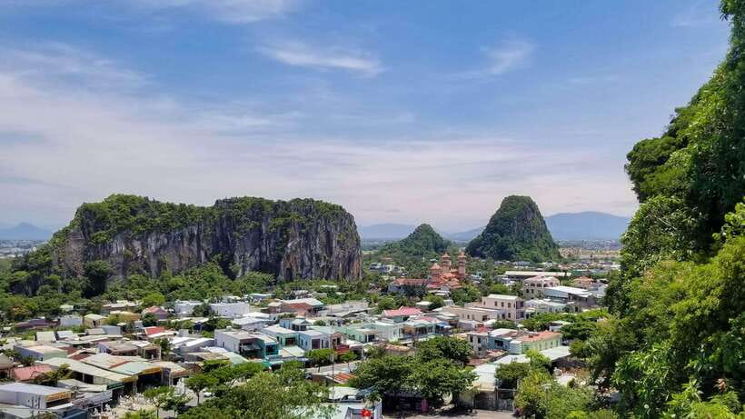 Da Nang: Marble Mountain, Lady Buddha and Hidden Gems Tour - Dragon Bridge and Love Bridge