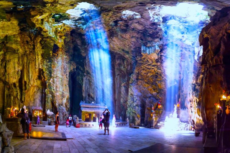 Da Nang: Marble Mountains And Son Tra Peninsula Exploration - Marble Mountains Guided Tour