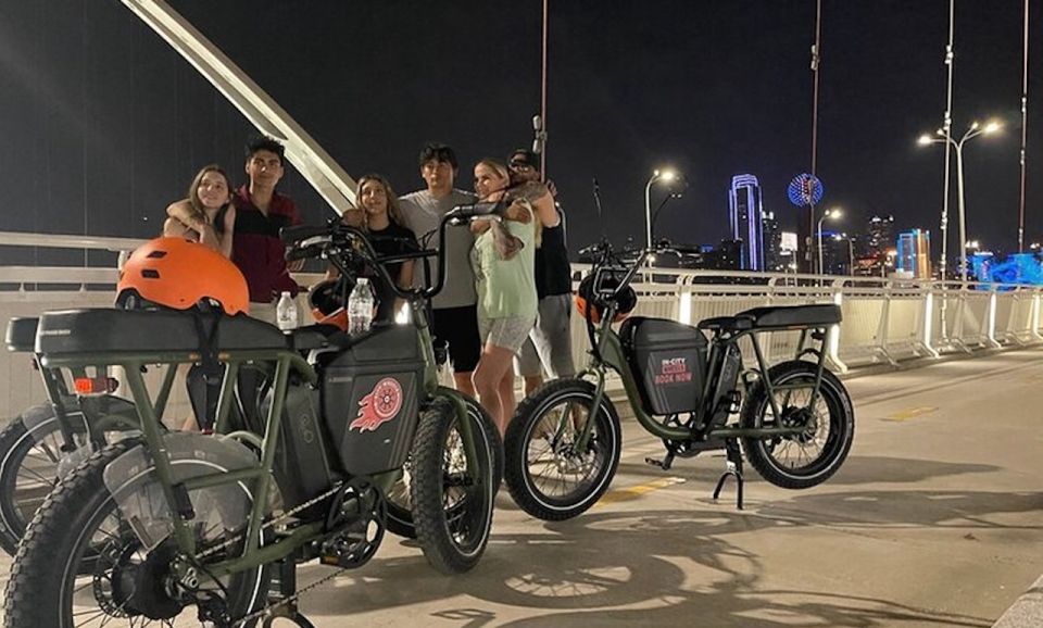 Dallas: Downtown Guided Sunset Electric Bike Tour - Inclusions and Amenities Provided