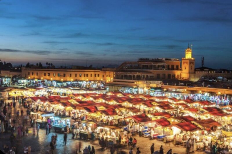 Day Trip From Casablanca to Marrakech With Camel Ride - Itinerary Highlights