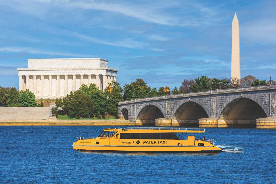 DC: Hop-on Hop-off Bus Tour & Sightseeing Water Taxi Cruise - Digital Commentary Options