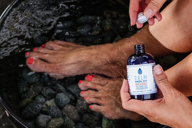 Deep Ocean Water Foot Soak in Kailua Kona - Benefits of Ocean Water Soaks