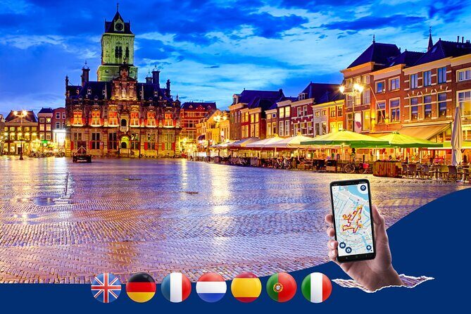 Delft: City Walk with Audio Guide in 7 Languages on your Phone - Key Points