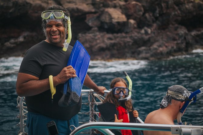 Deluxe Snorkel & Dolphin Watch Aboard a Luxury Catamaran From Kailua-Kona - Frequently Asked Questions