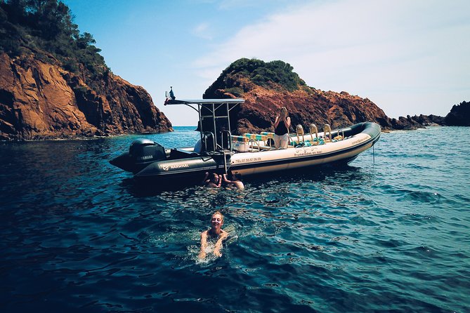Departure From Saint-Raphaël - the Coves of Estérel - Exploring the Red Rocks