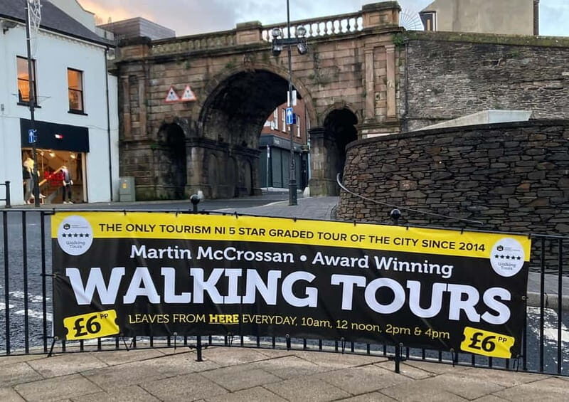 Derry: McCrossans Public Walking Tour of the Historic City - Authenticity and Guide Quality