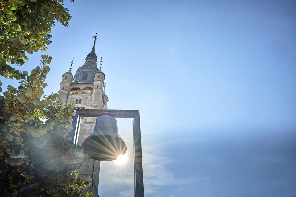Dessau: Climbing the town hall tower - Exploring Dessau from the Town Hall Tower: A Unique Viewpoint