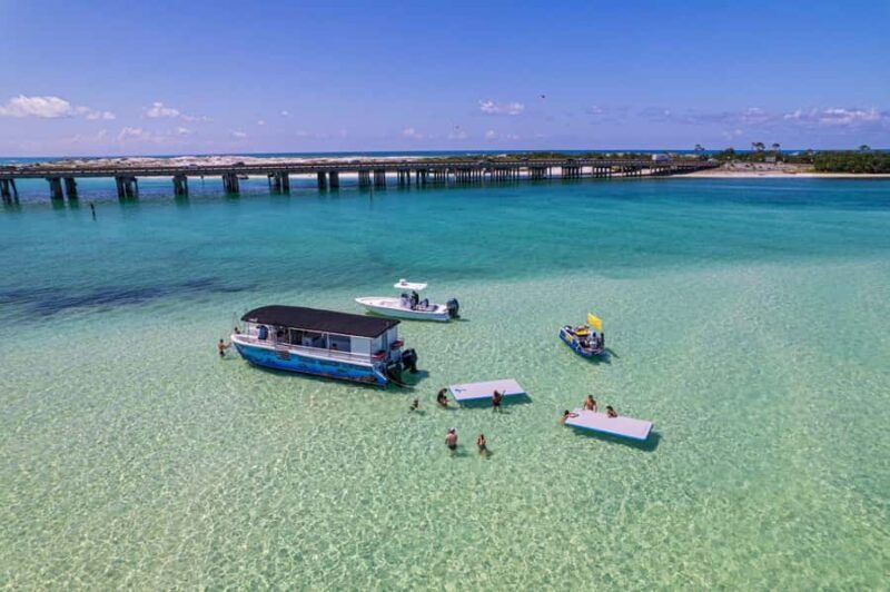 Destin: Crab Island Swim Trip Aboard The Crab Island Runner - The Itinerary and What to Expect