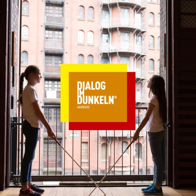 Dialogue in the dark (tour in German) - The Scenarios: Walking, Socializing, and Playing