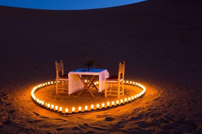 Dinner at Agafay Desert Fram Marrakech With Camel Ride and Sunset Views - Key Points