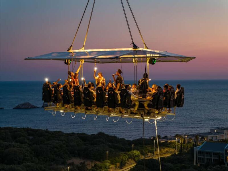 Dinner in the Sky Dubrovnik - The Itinerary: What You Can Expect