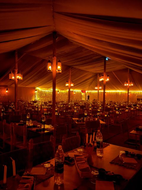 Dinner Show at Agafay Desert & Traditional Outfit Photoshoot - Arrival and Desert Exploration
