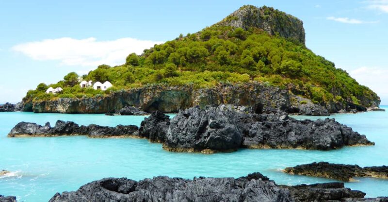 Dino Island & Arcomagno Eco-Boat Tour With Train - Itinerary Highlights