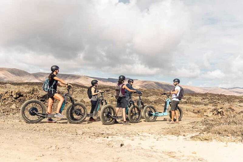 Discover Lanzarote in a different way with electric all-terrain scooters. - Key Points