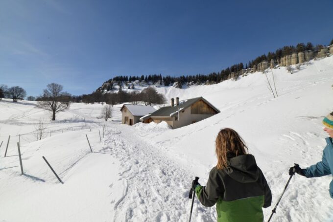Discovery of the Snowy Vercors in Snowshoes - Ask Away